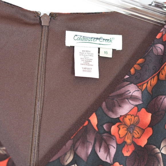 Coldwater Cree Floral Dress SZ 16 NNWOT - Picture 5 of 7